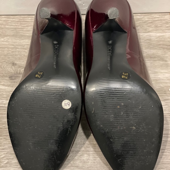 BCBGeneration cherry red open toe heel - Picture 4 of 6